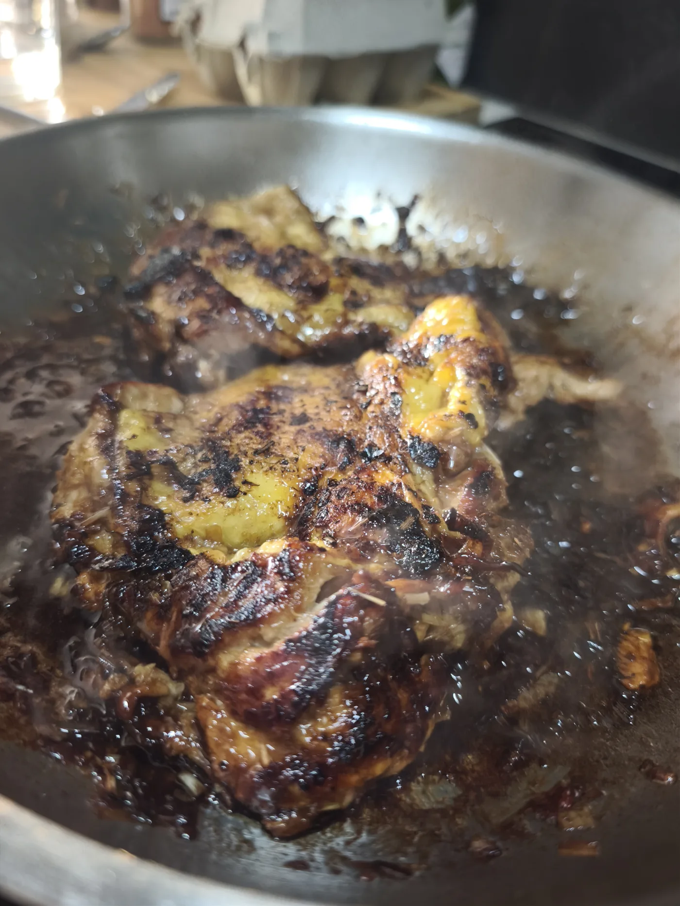 Cuisses de poulet désossées à la citronnelle et au citron étape 5