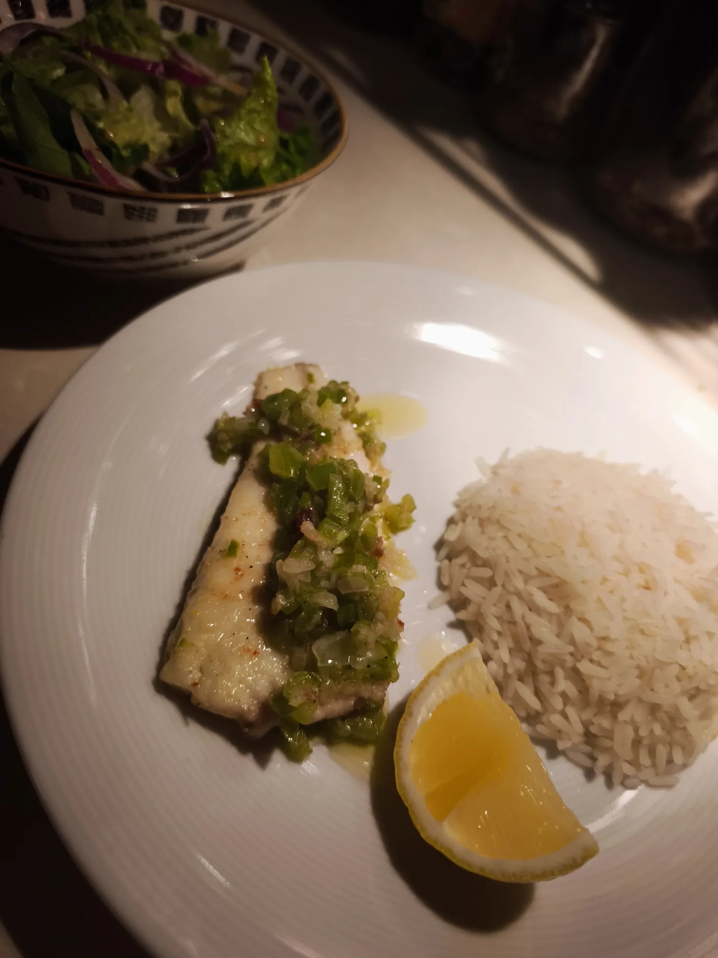 Filet de sole aux poivrons