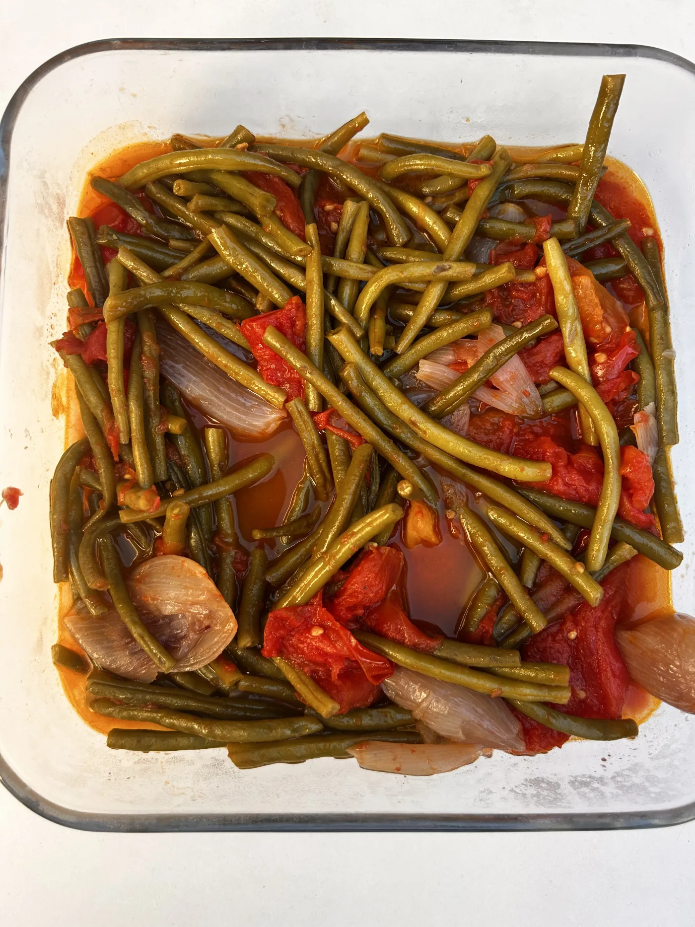Haricots verts à l’huile d’olive (zeytinyağlı fasülye)