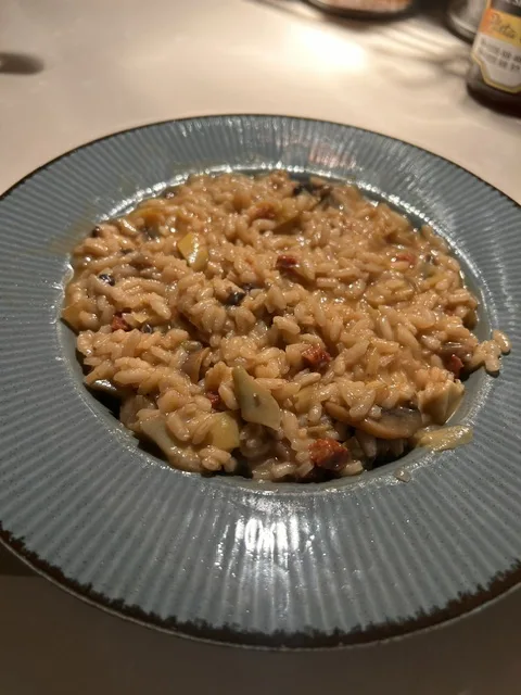 Risotto artichaut champignons chorizo